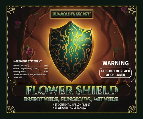 Vista 9 de Humboldts Secret Flower Shield Spray para el cuidado de plantas para aplicación y mantenimiento foliar de rutina Fórmula a base de aceite