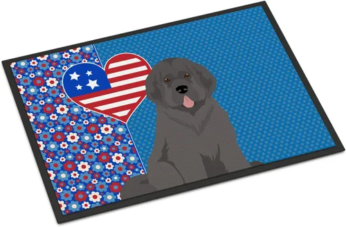 Vista 47 de Caroline's Treasures WDK5119JMAT Airedale Terrier USA - Tapete para interiores o exteriores, 24 x 36 pulgadas, tapete para puerta delantera