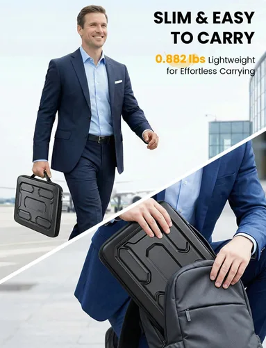 Vista 8 de DOMISO Funda para portátil AA51, Negro, 14 pulg.