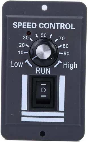 Vista 9 de Controlador de velocidad del motor, DC 12V-60V 10A CW/CCW Velocidad ajustable con controlador de interruptor Motor de CC Gobernador de motor DC