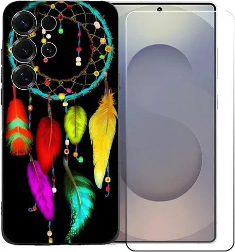 Vista 26 de Funda de TPU para UIOUOR I25 Ultra + HD de vidrio templado, carcasa de silicona para parachoques trasero – 9 dureza anti-arañazos protector de Bst1