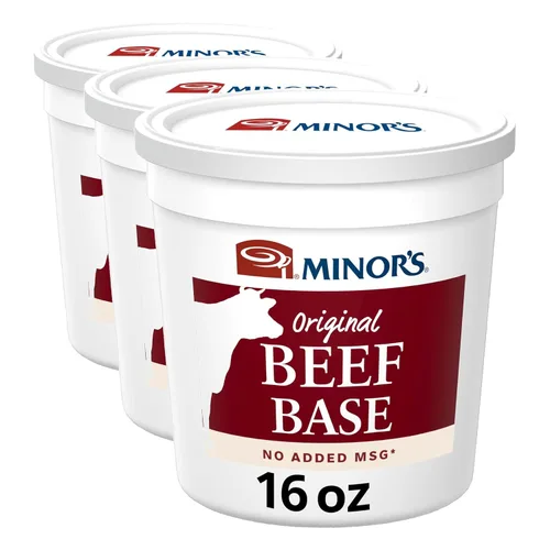 Vista 9 de Minor's Base de Res, Ideal para Caldo de Sopa y Salsas, 0 Gramos de Grasas Trans, Sin MSG Añadido, Recipiente de 16 oz