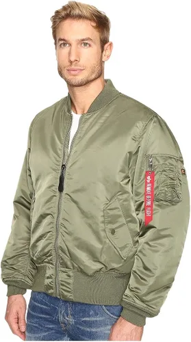 Vista 2 de Chamarra de aviador para hombre MA-1 Blood Chit, de la marca Alpha Industries