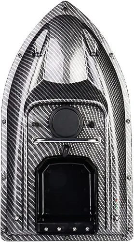 Vista 6 de Barco de cebo a control remoto para pesca, rango de 547 yardas, carga de 4.4 lbs, retorno automático, larga duración de la batería, perfecto