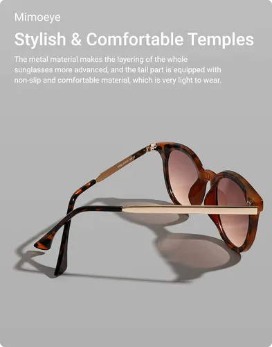 Vista 6 de Mimoeye Polarized Sunglasses for Women Men Trendy Rectangle Sun glasses 100 UV Protection