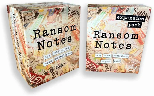 Vista 8 de Ransom Notes Edición para parejas - El ridículo juego de fiesta con imán de palabras, más de 3 jugadores