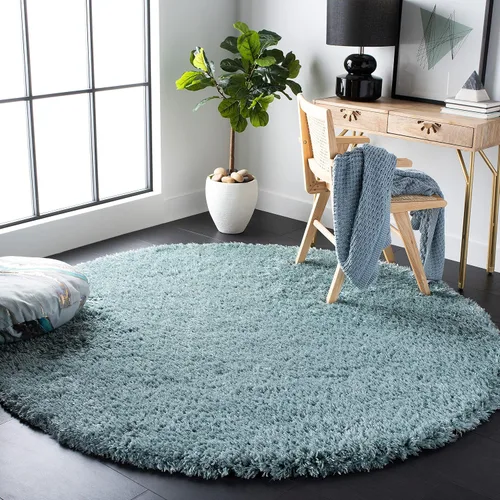 Vista 14 de SAFAVIEH Flokati Shag Collection - Alfombra decorativa, 2 pies 3 pulgadas x 4 pies, color marfil, diseño sólido, no desprende pelusa y de fácil