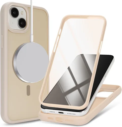 Vista 31 de Funda para iPhone 8 Plus con protector de pantalla, compatible con Magsafe, para iPhone 7 Plus, protector de pantalla integrado, funda delgada