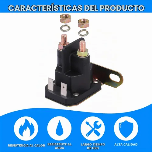 Vista 5 de Stylemafia Solenoide de arranque compatible con John Deere AM138068 MTD 725-04439, apto para tractor cortacésped John Deere MTD Cub Cadet