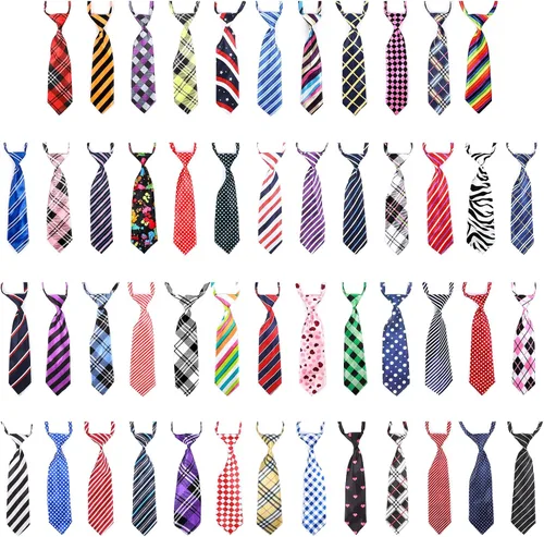 Vista 10 de Segarty Corbatas para perros grandes, corbata para el cuello de mascotas, con cuello ajustable, corbatines a granel, corbatines a granel, accesorios