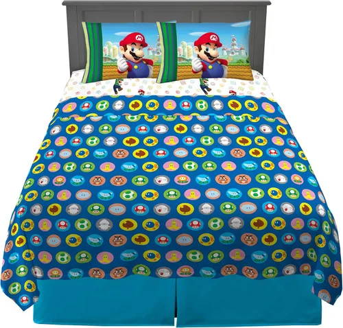 Vista 23 de Franco - Juego de sábanas de microfibra súper suave para niños, tamaño matrimonial, Baby Shark