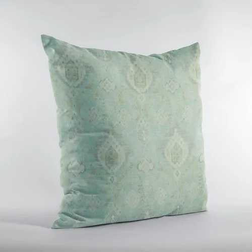 Vista 3 de Plutus Brands Plutus Spa Romero - Almohada tejida de lujo x 20 pulgadas, doble cara 20 x 20 pulgadas, azul