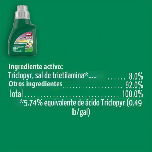 Vista 2 de Ortho Weed B Gon Chickweed, Clover and Oxalis Killer for Lawn Concentrate, Kills Creeping Charlie, 16 onzas líquidas