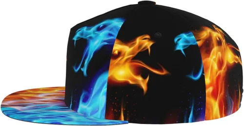 Vista 3 de Supdreamc Gorra de béisbol unisex para adultos, gorra de camionero con cierre de presión