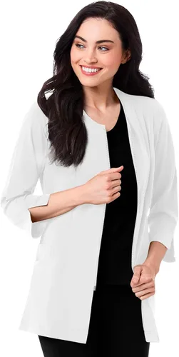 Vista 2 de Maevn Smart Lab Coats - Chaqueta de laboratorio con manga de 34 pulgadas para mujer