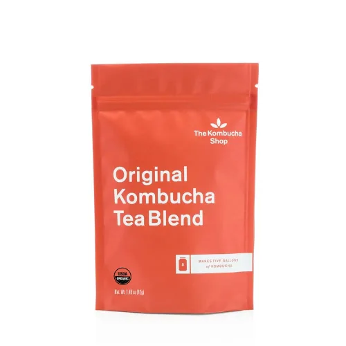 Vista 8 de The Kombucha Shop - Mezcla de té verde - Mezcla de té orgánico de hojas sueltas de sencha y jazmín - Hace 5 galones de té kombucha
