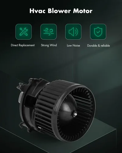Vista 2 de SCITOO BM10118C Motor de ventilador delantero HVAC con jaula de ventilador para BMW 2014-2023, para Mini 2014 2016-2023