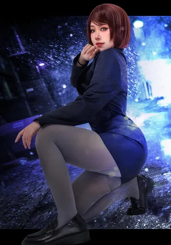 Vista 7 de DAZCOS Ieiri Shoko - Disfraz de cosplay, falda de talla estadounidense para mujer, uniforme con medias