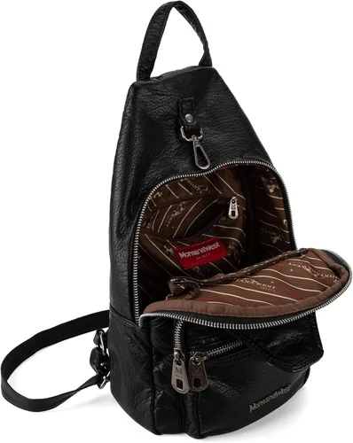 Vista 5 de Montana West Bolso bandolera convertible para mujer, suave, lavado, casual, de viaje, pequeño bolso cruzado