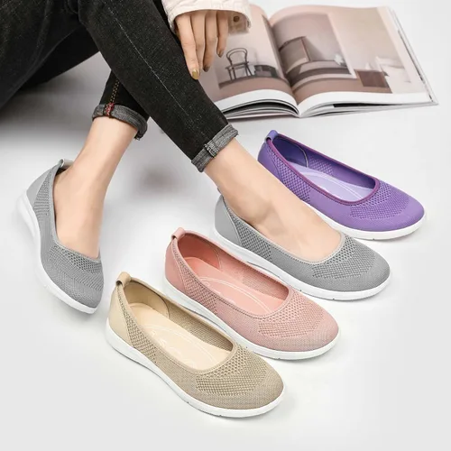 Vista 6 de Viscozzy Loafers for Women Slip on Comfort Casual Shoes