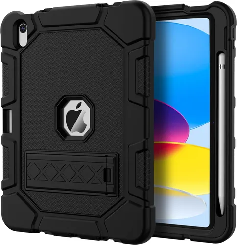 Vista 16 de Azzsy Funda para iPad 10.ª generación de 10.9 pulgadas, 2022, soporte integrado para lápiz Apple, funda protectora resistente a prueba de golpes