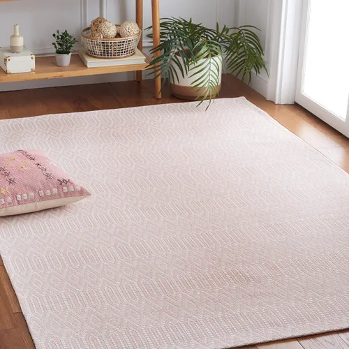 Vista 10 de Martha Stewart x SAFAVIEH - Colección de alfombras de área de 2 x 8 pies, color antracita y gris claro, tejido plano, de algodón, ideal para sala