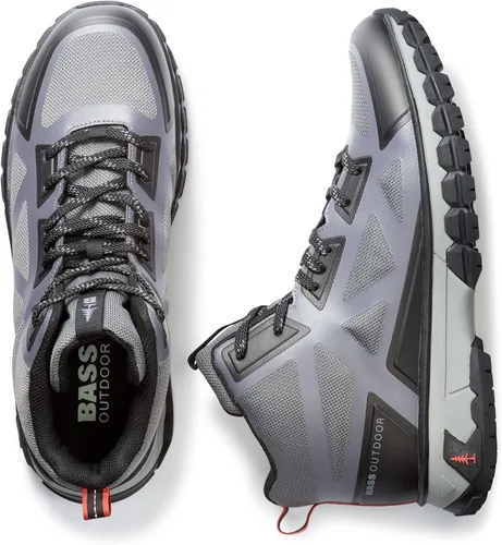 Vista 7 de BASS OUTDOOR Peak - Botas de senderismo sin costuras para hombre