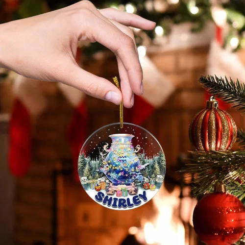 Vista 3 de Adorno personalizado de constelación de acuario, regalos para mujeres y hombres, acrílico con nombre personalizado, regalo del zodiaco para él