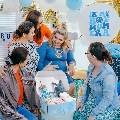 Vista 7 de Paquete de cuidado para nuevas mamás después del bebé, regalos para la nueva mamá y regalos esenciales para bebés, regalo posparto para futuras