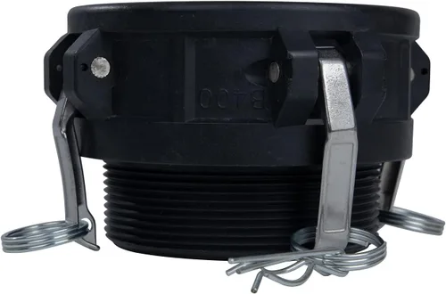 Vista 10 de 2 piezas de accesorios de bloqueo de leva de polietileno (parte B) de manguera de leva y ranura, adaptador macho x rosca NPT hembra accesorios