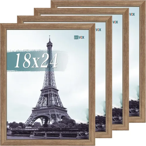 Vista 36 de VCK Portarretratos negro de 8.5 x 11 pulgadas, paquete de 2 portarretratos de madera de calidad de galería, borde de 1.1 pulgadas de ancho