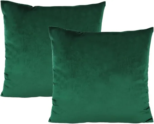 Vista 30 de VAKADO Juego de 2 fundas de almohada de terciopelo beige crema de 16 x 16 pulgadas, fundas de cojín cuadradas suaves y sólidas, decoración del hogar