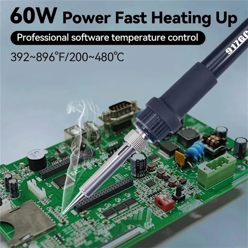Vista 3 de Soldering Stations, Soldering Station 8586D Hot Air 2 in 1 Iron Welding Rework for BGA SMD PCB IC Repair
