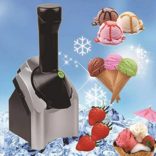 Vista 4 de Home Manual Juicer Mini Fruit Juice Ice Cream Machine, Easy to Operate, One-Click Control Yogurt Machine