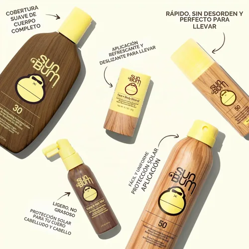 Vista 4 de Sun Bum Loción corporal de protección solar SPF 15 original – Protector solar hidratante de amplio espectro con vitamina E – Cumple con la Ley Hawái