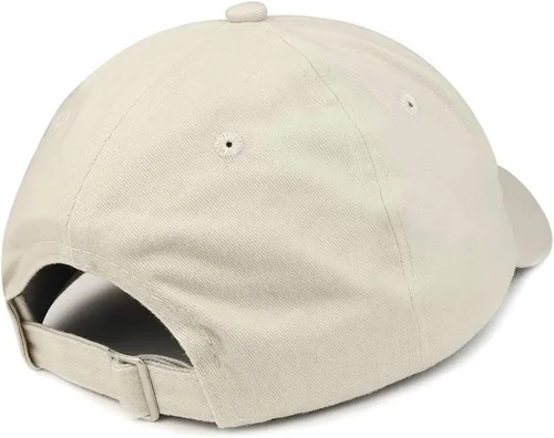 Vista 3 de Trendy Apparel Shop Gorra de algodón suave de perfil bajo bordado para papá