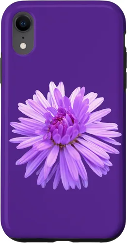 Vista 8 de iPhone 15 Purple flower, purple flower, floral tendril floral pattern Case