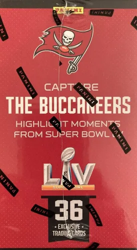 Vista 2 de 2021 Panini Super Bowl LV Tampa Bay Buccaneers Set de Campeonato - 36 Tarjetas por Caja