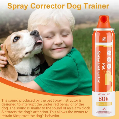 Vista 5 de Spray Corrector para Perros 80ml 1Paquete Spray Corrector para Perros Adiestrador de Perros para Detener Ladridos, Saltos, Robo de Comida, Peleas