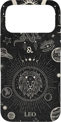 Vista 22 de Galaxy Zodiac Sign Astrological Celestial Aesthetic Leo Case for iPhone 17