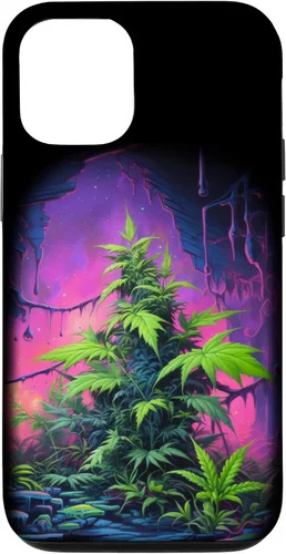 Vista 28 de 420, Colorful Weed Phone Accessory, Pink, Green & Purple Case for iPhone 16