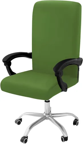 Vista 27 de Smiry fundas elásticas estampadas para silla de oficina de computadora, fundas universales para sillas giratorias de escritorio, extraíbles