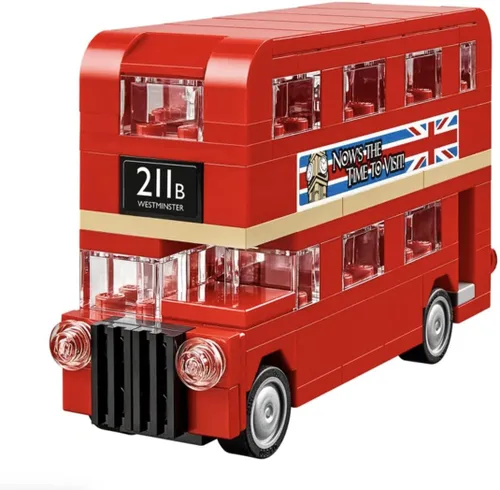 Vista 3 de Autobús de londres de doble plataforma LEGO 40220 Creator.
