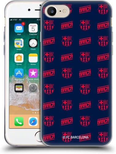 Vista 241 de Head Case Designs Funda de gel suave con licencia oficial del FC Barcelona Barca Crest Graphics [protección de grado militar] compatible con Apple