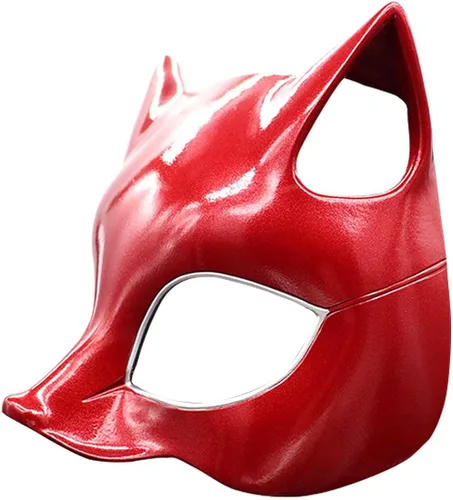 Vista 5 de Bulex Persona 5 Ann TakamakiGoro AkechiQueenRyuji SakamotoQueen Half Face Mask Resin Cosplay