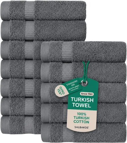 Vista 24 de Juego de alfombra de baño 100 % de algodón turco para hotel y spa de lujo y opciones de tapete de baño de espuma viscoelástica