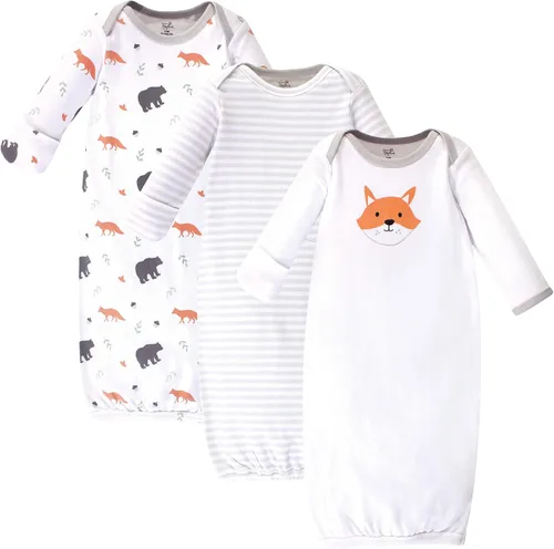 Vista 55 de Touched by Nature - Camisones unisex de algodón orgánico para bebé