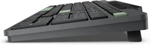 Vista 11 de Lenovo 800 Teclado Bluetooth Autocargable, Utiliza Luz Ambiental para la Carga, Bluetooth 5.1, Soporta 3 Dispositivos, Sin Batería, Inalámbrico, Gris