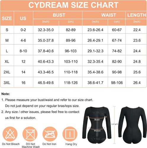 Vista 7 de CYDREAM Faja moldeadora para mujer, body con control de abdomen, corsé de cintura para entrenamiento de brazo, faja de compresión para poscirugía