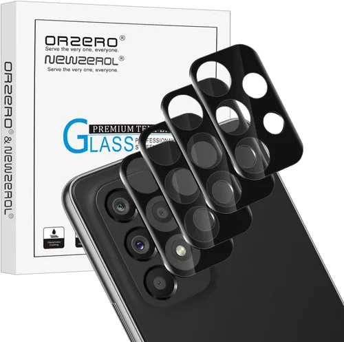 Vista 10 de Orzero Paquete de 2 protectores de lente de cámara compatible con Samsung Galaxy Z Fold 4 5G, protector de vidrio templado de 9 durezas HD